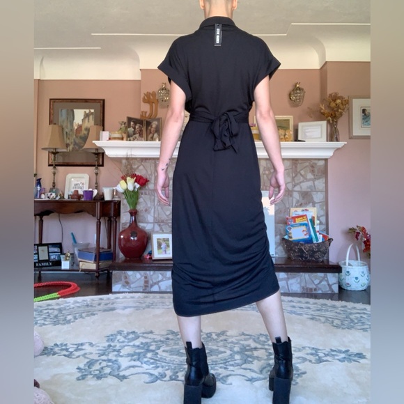 Steve Madden Ruched Button Down Dress - Picture 10 of 14